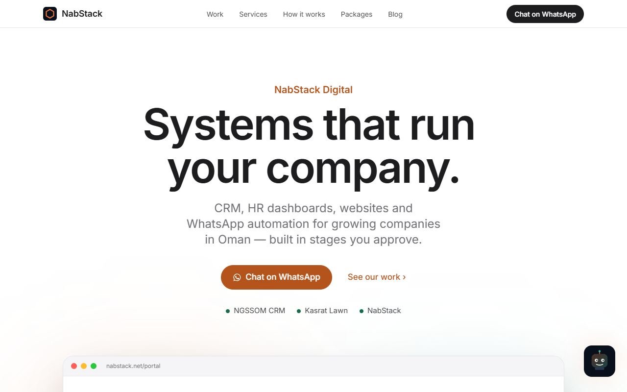 NabStack Digital — live screenshot